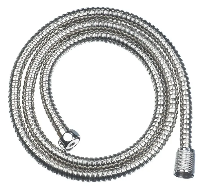 BRUNO σπιράλ ντους P2565-SPIRAL, ανοξείδωτο ατσάλι, 1.5m, ασημί