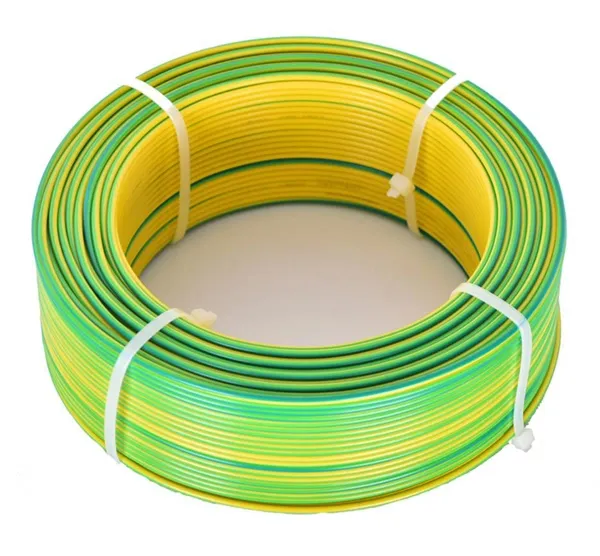 CABLEL καλώδιο H07V-U 4mm², 450/750V, 100m, κίτρινο-πράσινο