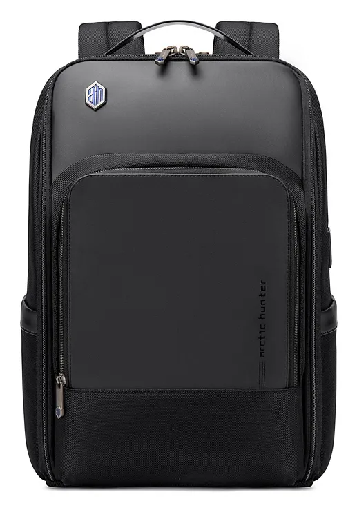 ARCTIC HUNTER τσάντα πλάτης B00403 με θήκη laptop 15.6", USB, 19L, μαύρη