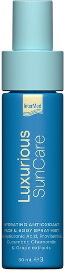InterMed Luxurious Suncare Hydrating Antioxidant After Sun Lotion για Πρόσωπο και Σώμα με Χαμομήλι & Ιαματικό Νερό σε Μορφή Spray 50ml