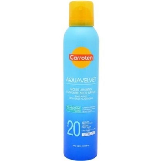 Carroten Aquavelvet Αντηλιακή Λοσιόν για το Σώμα SPF20 σε Spray 200ml