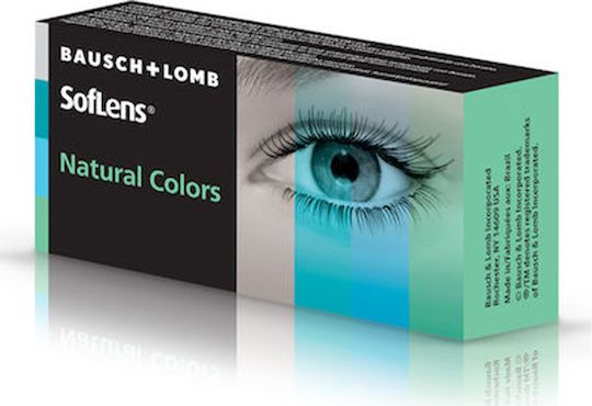 Bausch & Lomb Soflens Natural Colors 2 Μηνιαίοι Έγχρωμοι Φακοί Επαφής Υδρογέλης