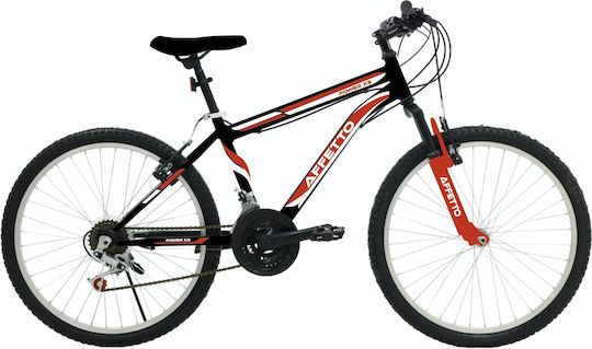 Affetto Power X3 26" Black/Red Mountain Bike με Ταχύτητες