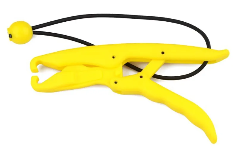 Fish gripper χεριού FISH-0023, ABS, κίτρινο