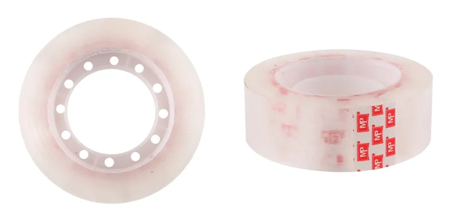MP κολλητική ταινία PA500, διάφανη, 18mm, 30m, 2τμχ