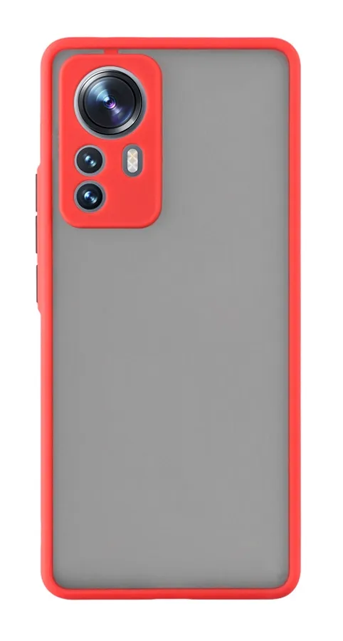 POWERTECH Θήκη Color Button MOB-1873 για Xiaomi 12/12X, κόκκινηC