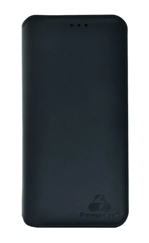 POWERTECH Θήκη Slim Leather για Samsung A5 2018, μαύρη