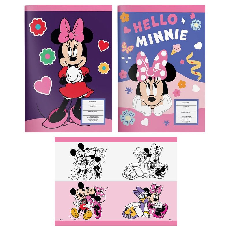 Τετράδιο Καρφίτσα 40φ Minnie 25χ17cm