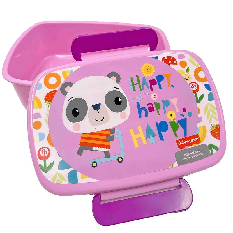 Δοχείο Φαγητού Πλαστικό pp 900ml Panda Fisher Price 17,5x7x13cm 900ml