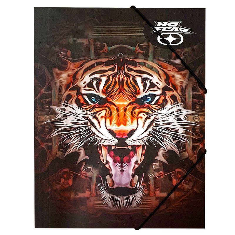 Ντοσιέ Λάστιχο α4 no Fear India Tiger A4