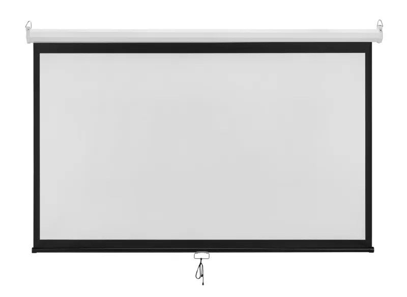 BRATECK οθόνη προβολής projector τοίχου/οροφής ESBA100, 221x124cm, 16:9/100", πτυσσόμενη