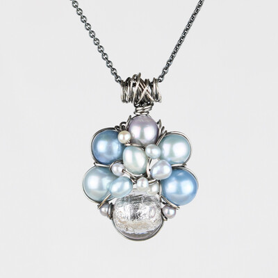 Kulturperler, murano-glas og sterlingsølv.