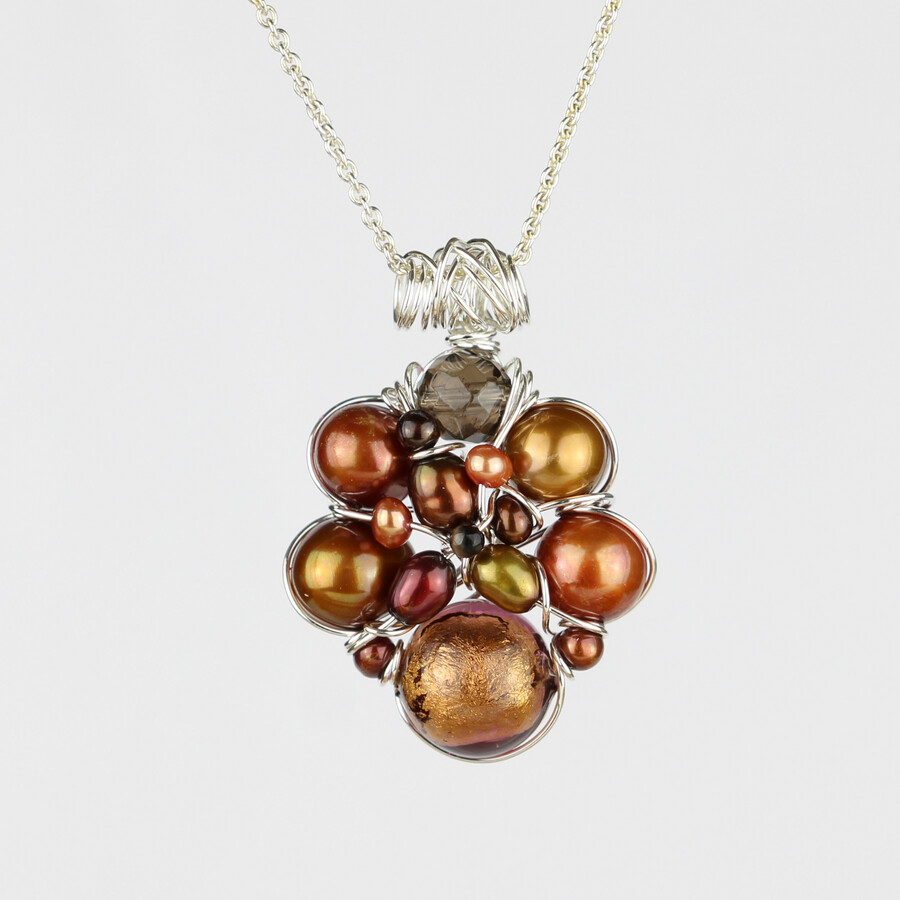 Brune kulturperler, Murano-glas og Røgkvarts