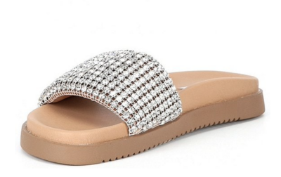 STEVE MADDEN MARREN RHINESTONE SANDAL