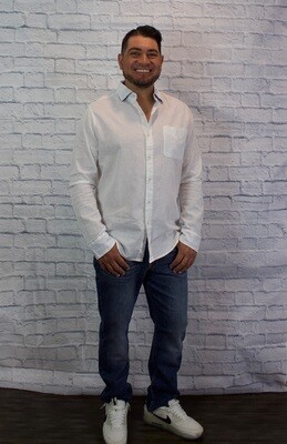LINEN 1 PKT L/S SHIRT