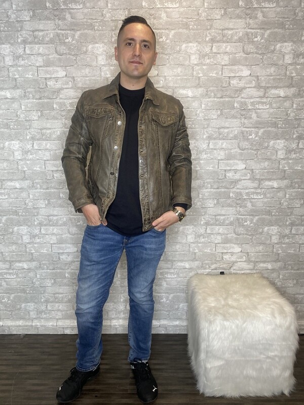 MAURITIUS GEOFF MENS LEATHER JACKET