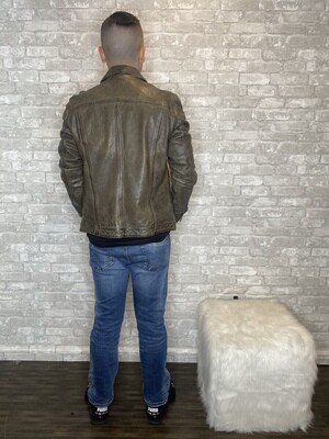 MAURITIUS GEOFF MENS LEATHER JACKET
