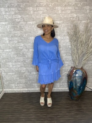 VM SMOCKED MINI SKIRT