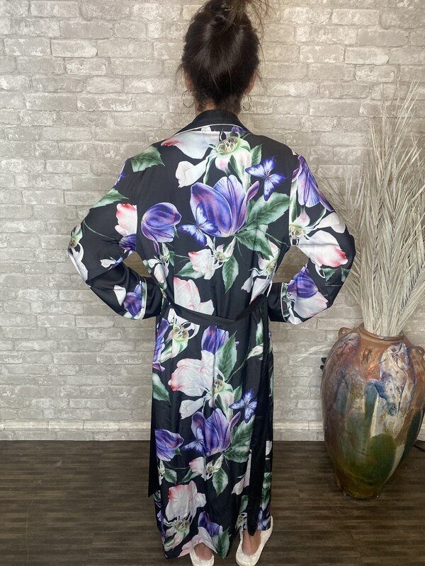 BJ SATIN ROBE