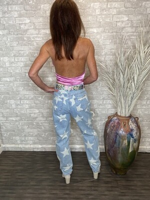 INSANE GENE SUPER DISTRESSED STAR JEANS