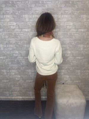 ELAN OFF SHOULDER COZY SWEATER