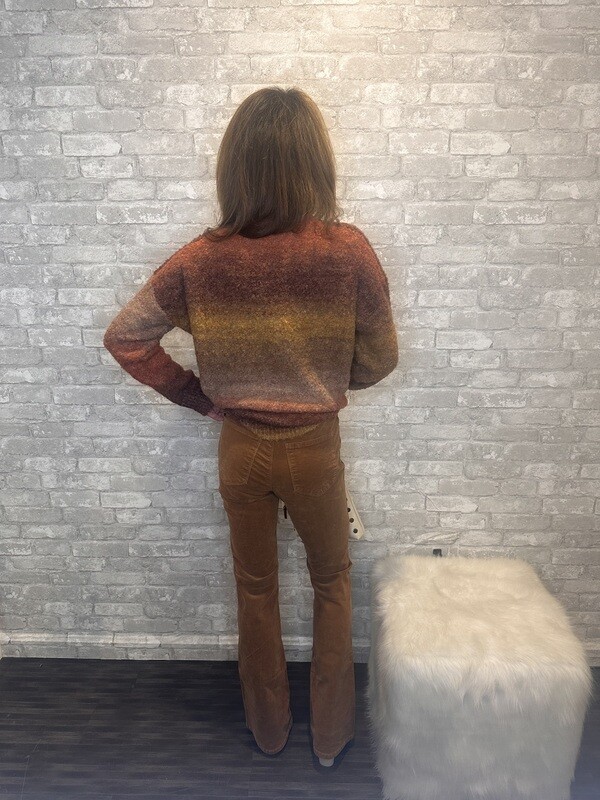 ELAN SPACE DYE COZY SWEATER