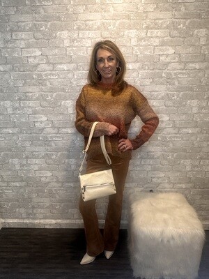 ELAN SPACE DYE COZY SWEATER