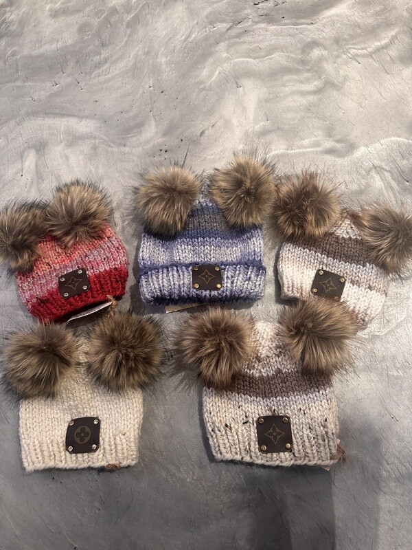 DD HANDMADE LV BABY HATS