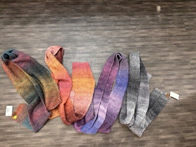 CC MOHAIR MULTI-COLORED SCARF