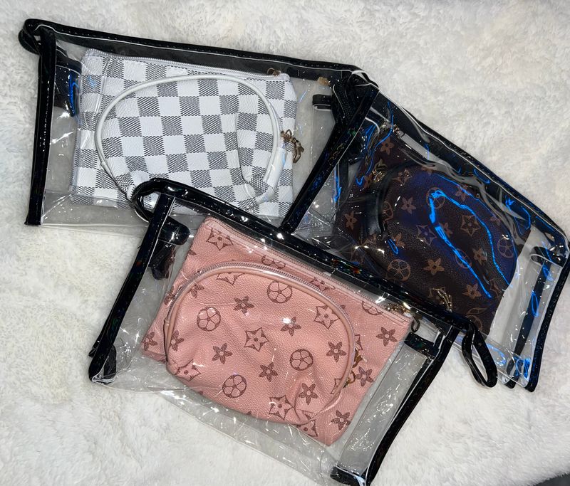 JOIA CLEAR BAG W/LOUIS INSERT