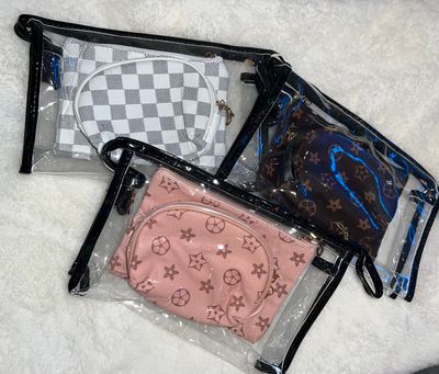 JOIA CLEAR BAG W/LOUIS INSERT