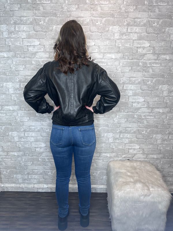 MAURITIUS LEATHER BOMBER JACKET