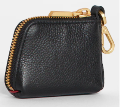 HAMMITT SYD POUCH BLK-BG RED ZIP