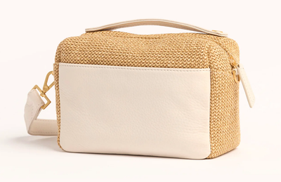 HAMMITT EVAN CROSSBODY SML CALLA WHITE LILY RAFIA