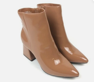 BAMBOO HARPER  PATENT BOOTIE