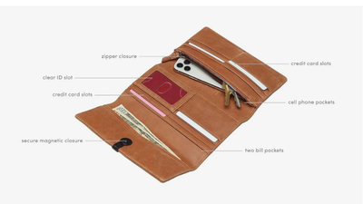 16494 Benjamin wallet tan