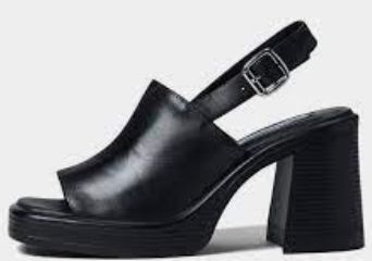 SM BUFFET BLK PLATFORM SLING BACK