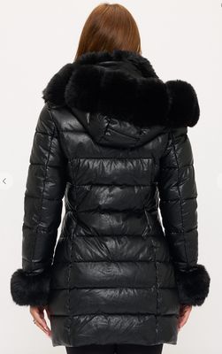 LA COALITION LUXE PUFFER W/REMOVABLE FUR