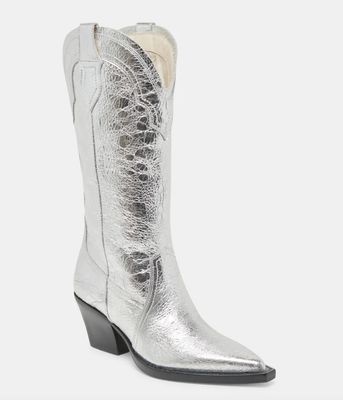 DOLCE VITA RASIMA SILVER BOOTS