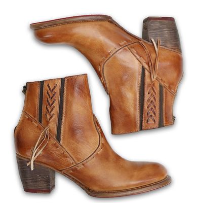 BEDSTU CELESTINE PECAN RUSTIC ANKLE BOOT