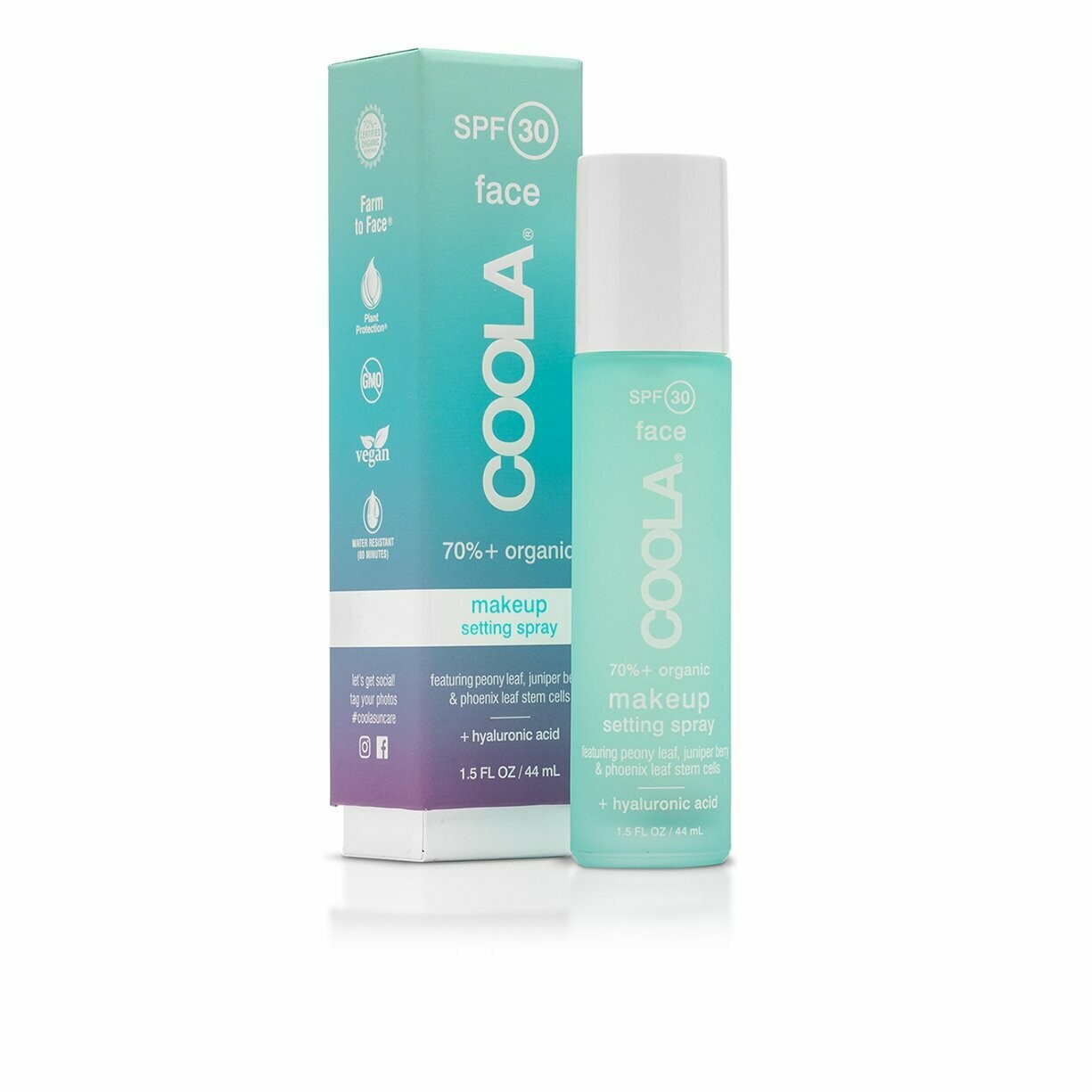 Brume fixatrice de maquillage Coola FPS 30 Brume fixatrice de maquillage Coola FPS 30