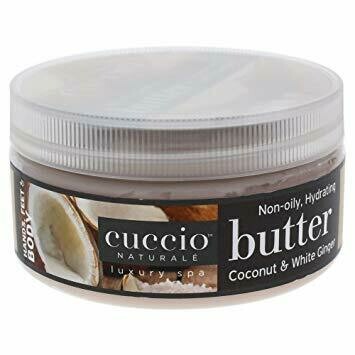 Cuccio beurre hydratant Noix de Coco et Gingembre Blanc Cuccio beurre hydratant Noix de Coco et Gingembre Blanc