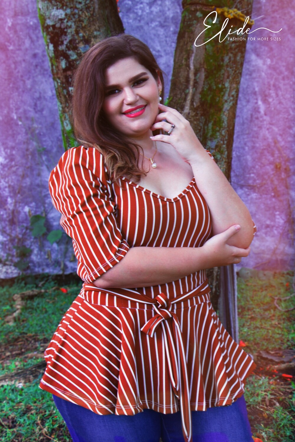 Blusa acinturada chic  - mustard