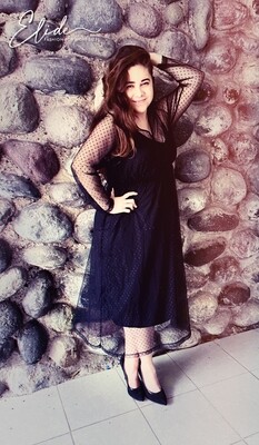Vestido Lunares &amp; transparencia