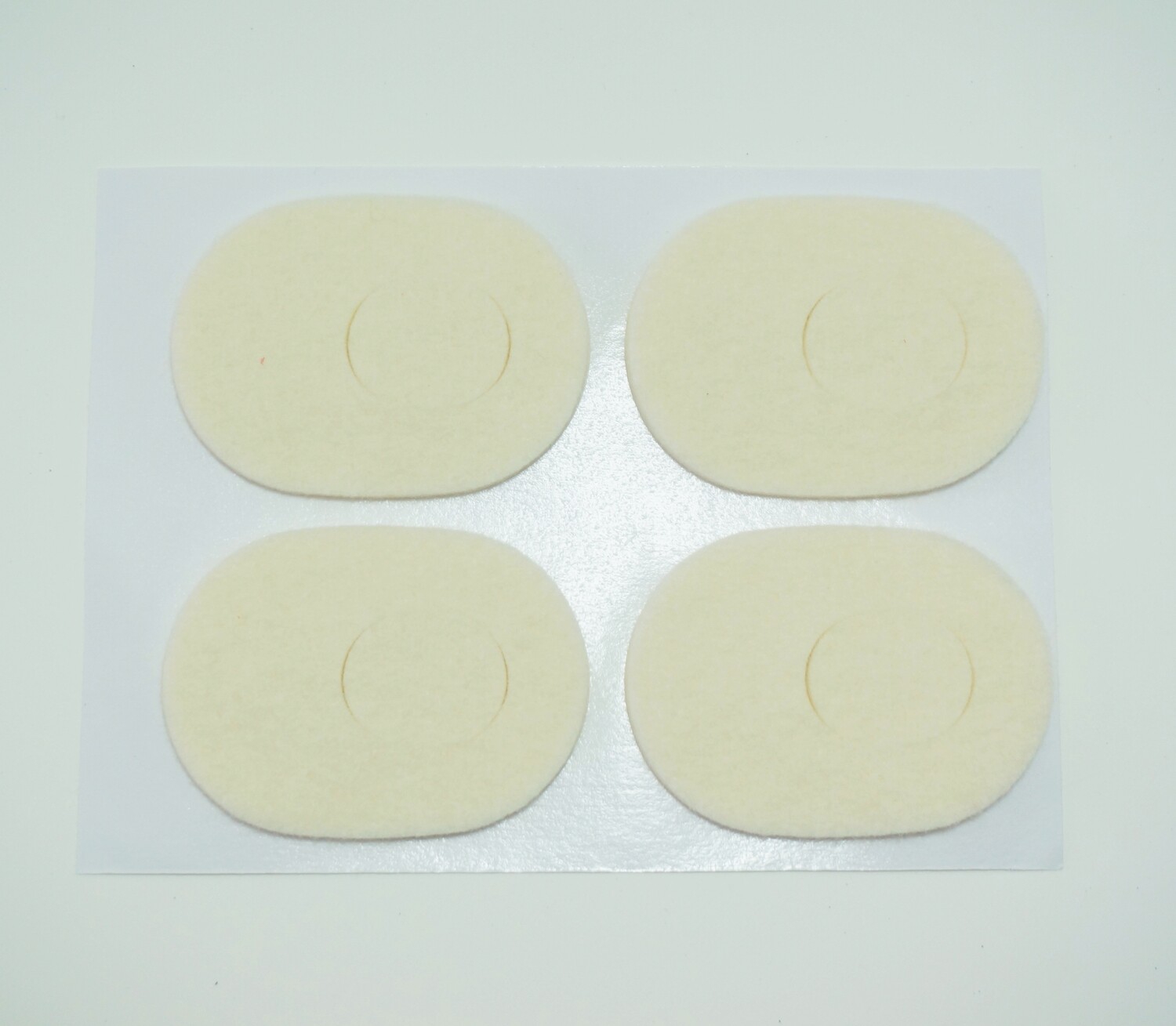 #09203　White Felt Pedi-Pads #104-1/8&quot;