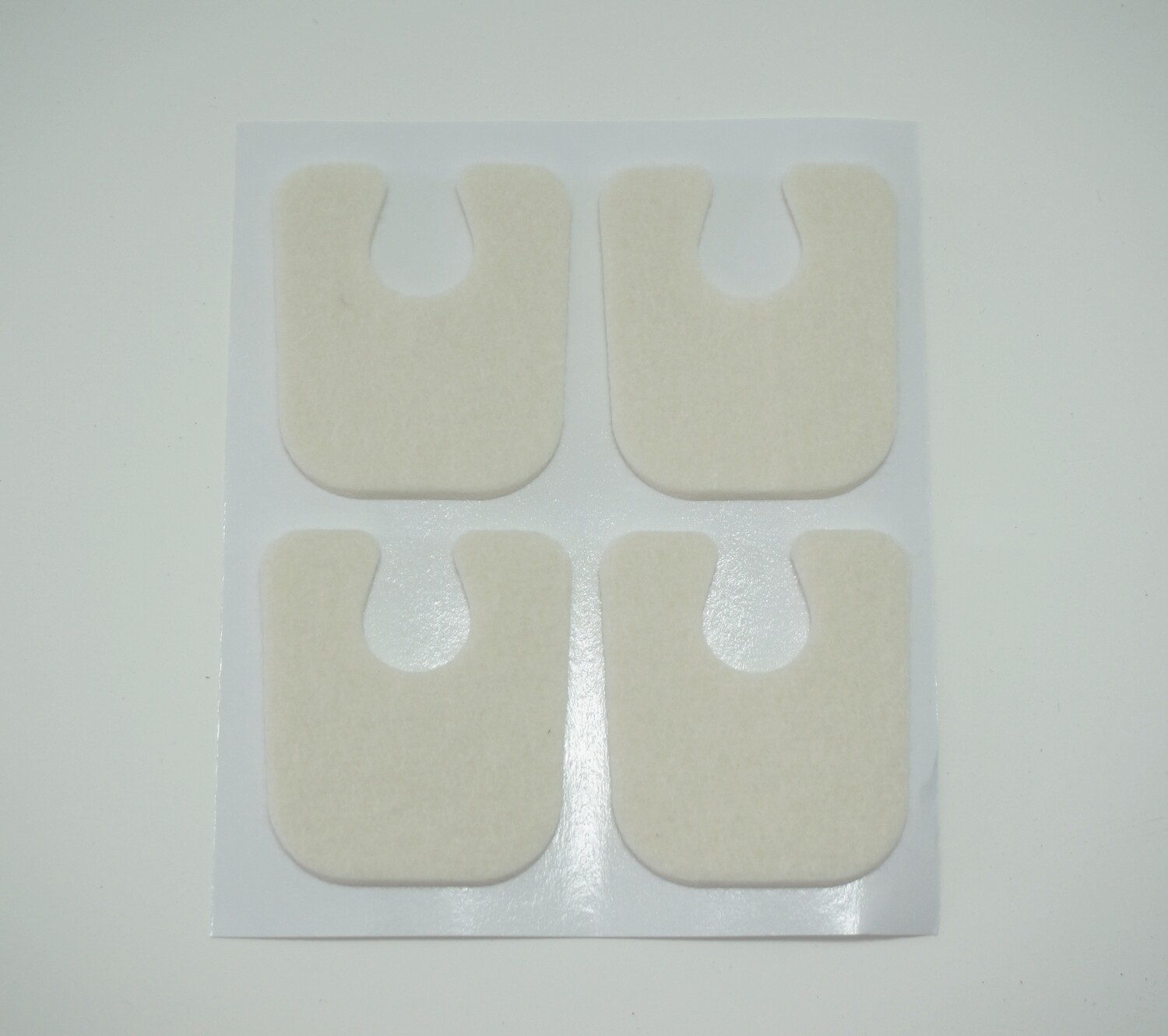 #09207　White Felt Pedi-Pads #105-1/8&quot;