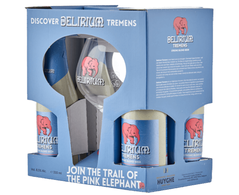 Kit 4 Delirium 330ml + Copa.