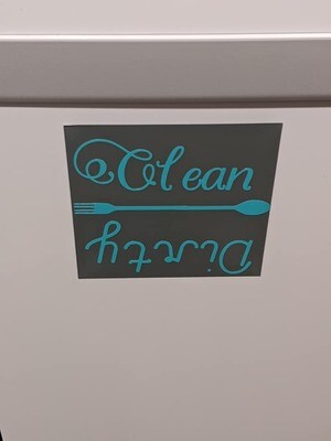 Clean / Dirty Dishwasher Magnet
