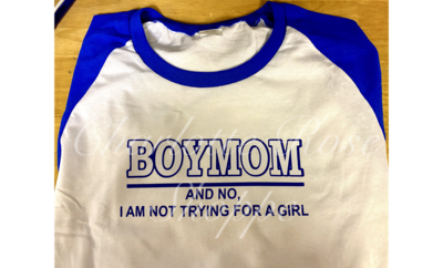 Boy Mom Raglan Shirt