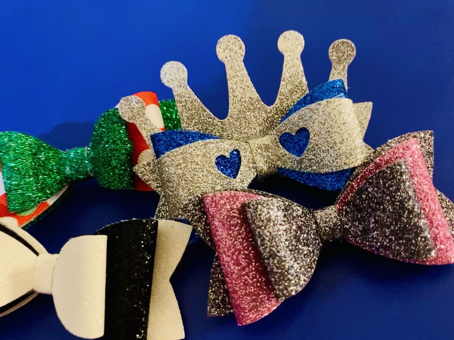 Glitter Hair Bows
